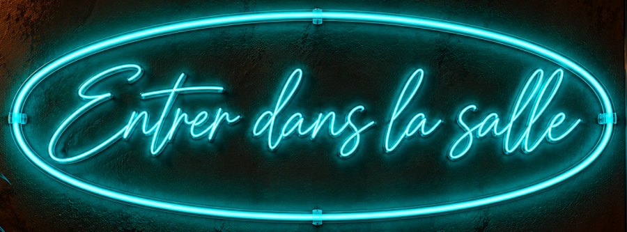 Entrer dans la salle